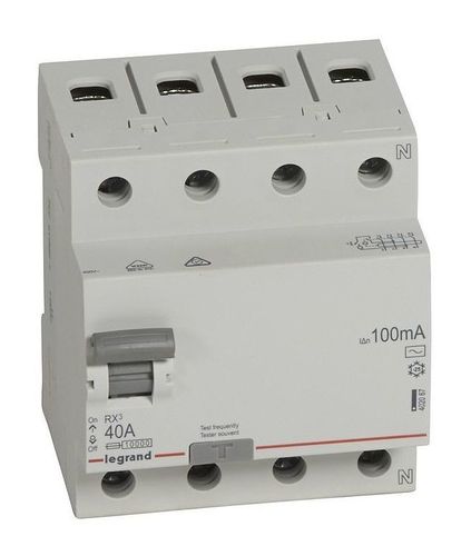 УЗО Legrand RX3 4P 40А 100мА (AC)