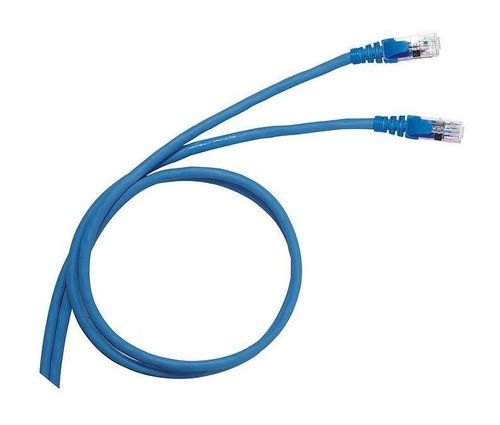 Коммутационный шнур RJ 45 - категория 6 - F//UTP - PVC - экранированный - 1 м - голубой