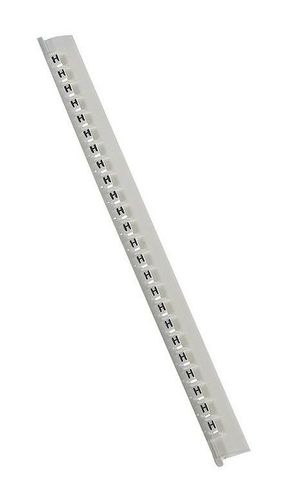 Маркер Memocab - ширина 2,3 мм - чёрная маркировка на белом фоне - заглавная буква H