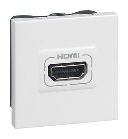Розетка HDMI MOSAIC, белый